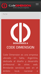 Mobile Screenshot of codedimension.com